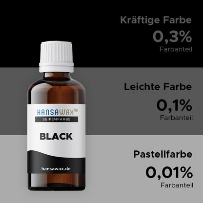 Couleur du savon : Noir