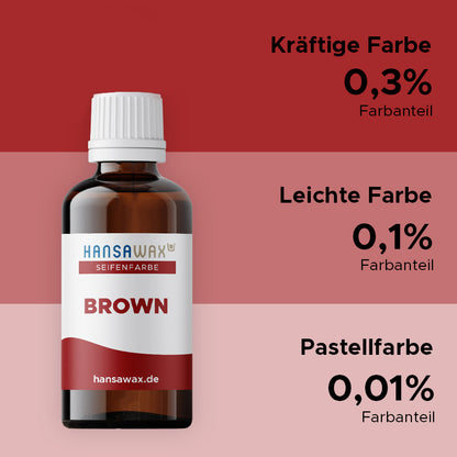 Seifenfarbe: Brown
