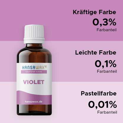 Couleur du savon : Violet