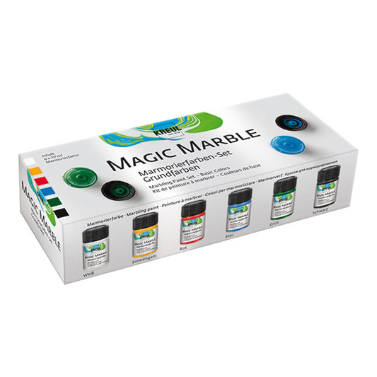 Ensemble de couleurs de marbrage Magic Marble : couleurs de base