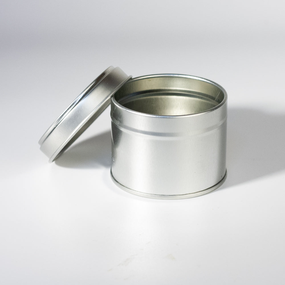 250 ml candle jar in silver 