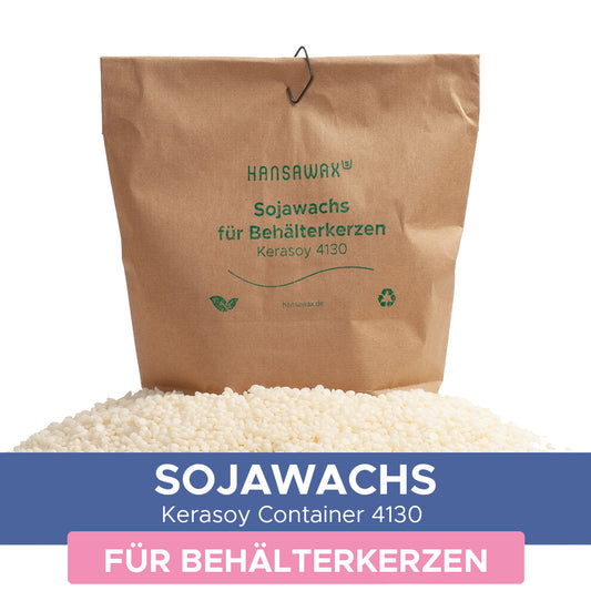 Sojawachs für Behälterkerzen 'KeraSoy Container 4130'