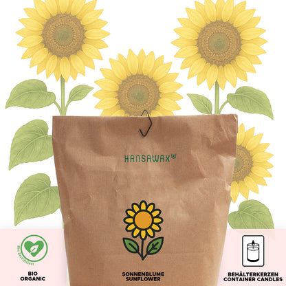 Organic sunflower wax for container candles 'Keragreen Sunflower Container'