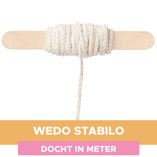 Baumwolldocht Wedo Stabilo in Meter