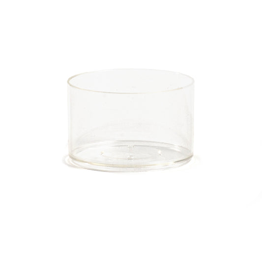 Tealight cover in transparent extra high 