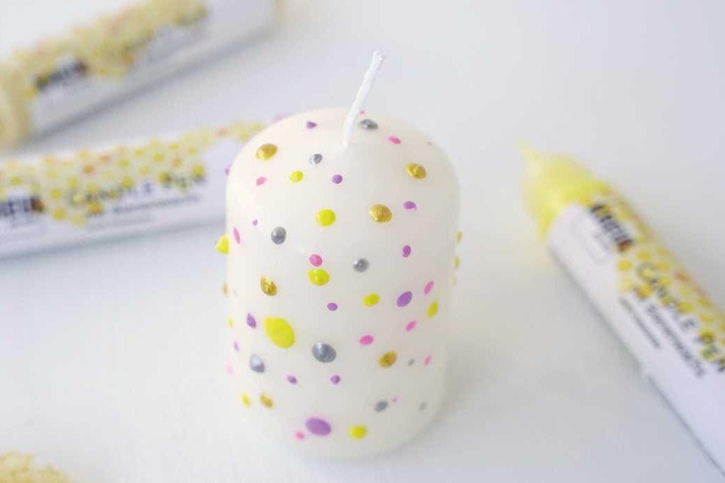 Candle Pen: Glitter Gold