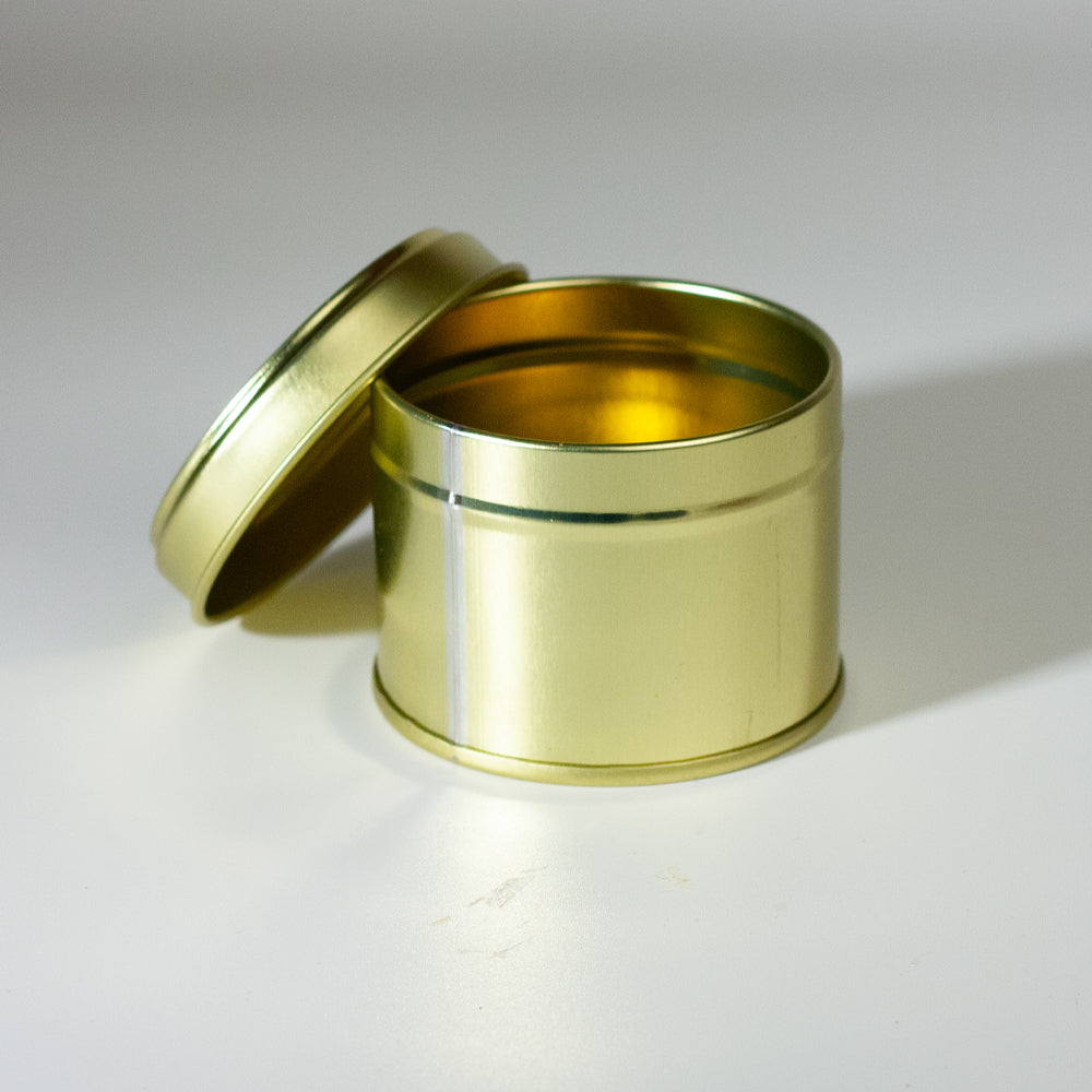 100 ml candle jar in gold 