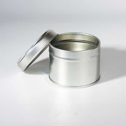 100 ml candle jar in silver 